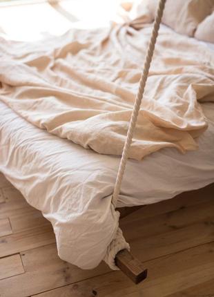 Linen bedding set "baked milk"4 photo
