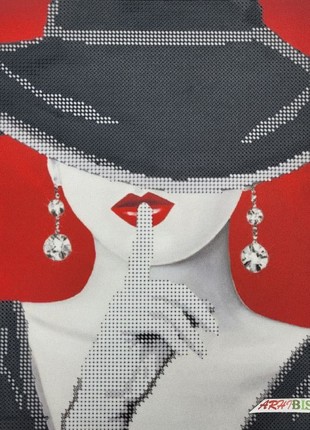 The Lady in the Hat Kit Bead Embroidery 2306