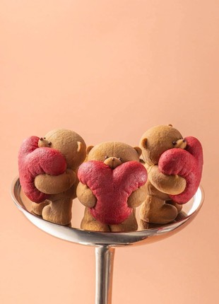 Chocolate bear with a heart Healthy Choice