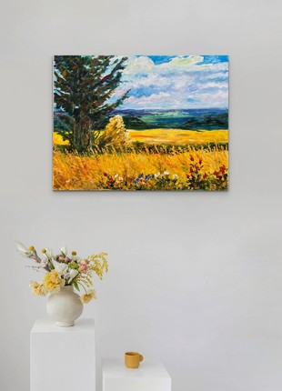Oil painting "Good morning, Ukraine"