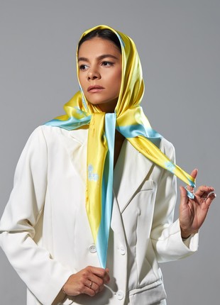 Designer Silk Scarf "Ukraine"