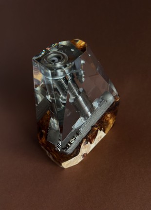 Large figurine with a whole detail of a downed russian Mi-24 helicopter3 photo