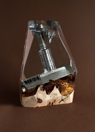Large figurine with a whole detail of a downed russian Mi-24 helicopter2 photo