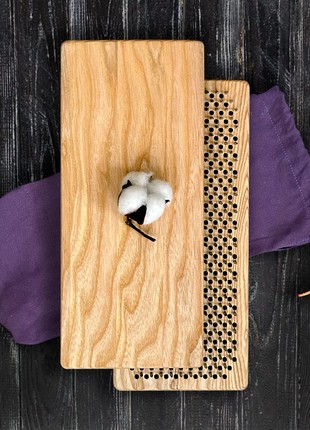 Oh! SADHU Board for Yoga from Natural Ash Wood, Rectangle, Natural Wood1 photo