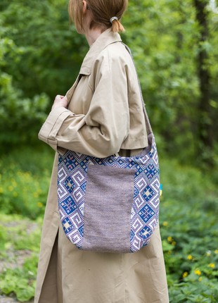 Textile women's bag "MAVKA" Handmade in ethnic style.1 photo