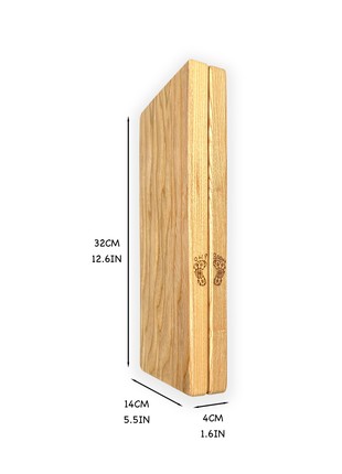 Oh! SADHU Board for Yoga from Natural Ash Wood, Rectangle, Natural Wood5 photo