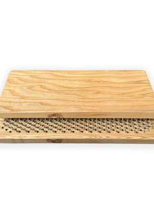 Oh! SADHU Board for Yoga from Natural Ash Wood, Rectangle, Natural Wood3 photo
