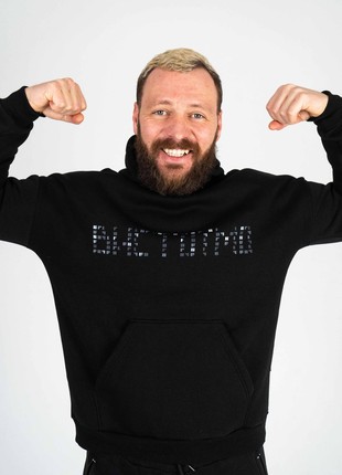 Hoodie insulated WE WILL ENDURE black Custom Wear2 photo