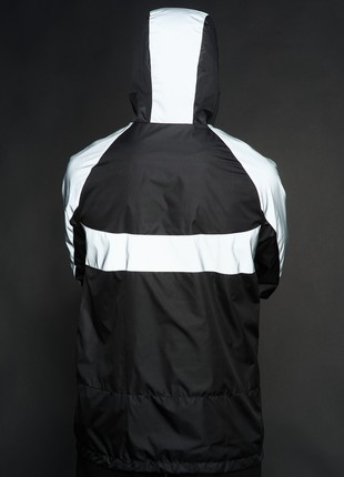 Men's windbreaker Athletic black/reflective Custom Wear5 photo