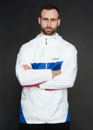 Men's windbreaker Athletic white Custom Wear