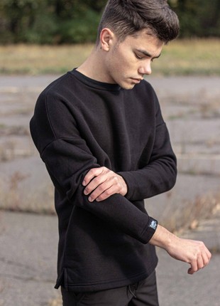 Sweatshirt insulated black Custom Wear5 photo