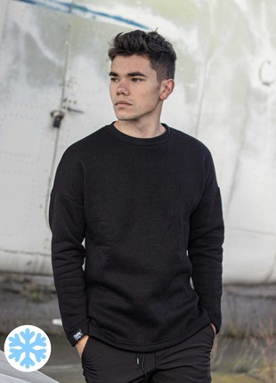 Sweatshirt insulated black Custom Wear