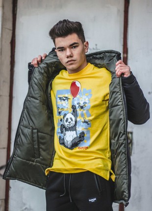 Sweatshirt yellow Criminal Panda Custom Wear2 photo