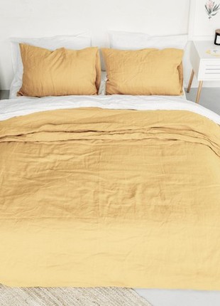 Linen bedding set LEMON single bed