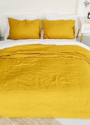 Linen bedding set SUNFLOWER single bed