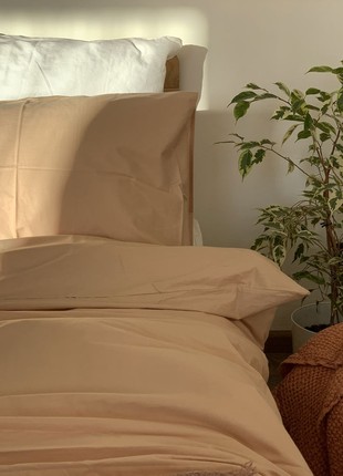Cotton pillowcase SAND 50X70 (20"x28") 2pcs