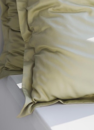 Satin pillowcases with sides OLIVE TREE 50X70 (20"x28") 2pcs3 photo