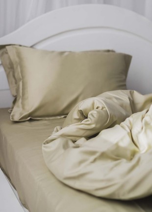 Satin pillowcases with sides OLIVE TREE 50X70 (20"x28") 2pcs1 photo