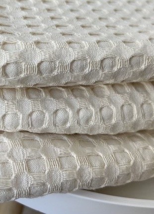 Cotton towel CREAM 75x150 (60"x48")4 photo