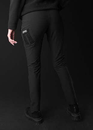 WOMEN'S CARGO PANTS TACTICAL BEZET BAYRAKTAR BLACK2 photo