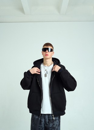 Men's zipper OGONPUSHKA Baza black7 photo