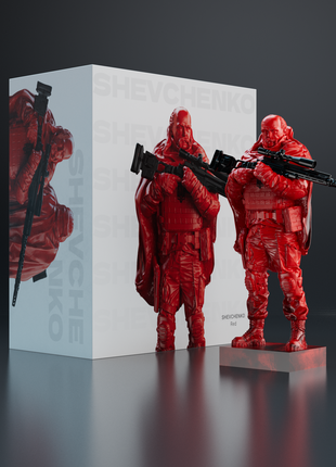 Statuette "SHEVCHENKO" Red&Blach Gun