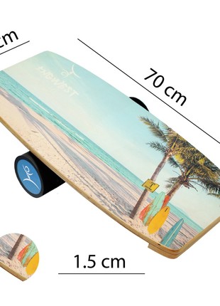 Balance board InGwest Surfing (Balance Board Training System) with anti-slip roller4 photo