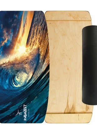 Balance board InGwest Wave at Sunset (Balance Board Training System) with anti-slip roller3 photo