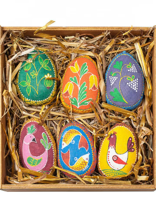Small Ukrainian Easter eggs set