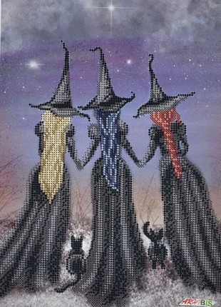 Witches Kit Bead Embroidery a4-k-11781 photo
