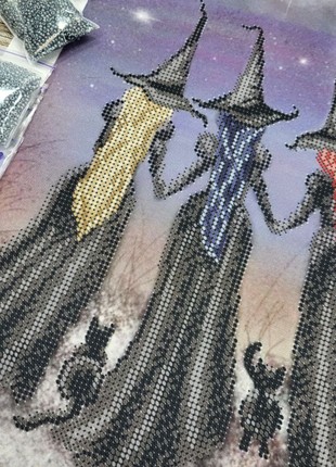 Witches Kit Bead Embroidery a4-k-11786 photo