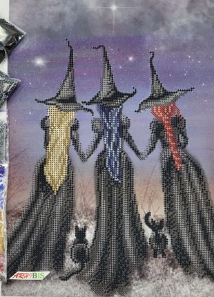 Witches Kit Bead Embroidery a4-k-11782 photo