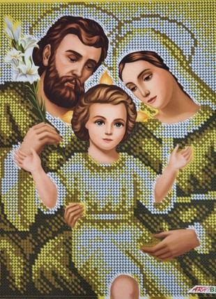 The Holy Family Icon Kit Bead Embroidery a4p_122