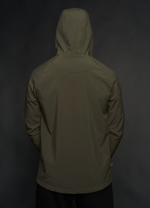 Men's jacket Protection Soft Shell olive Custom Wear5 photo