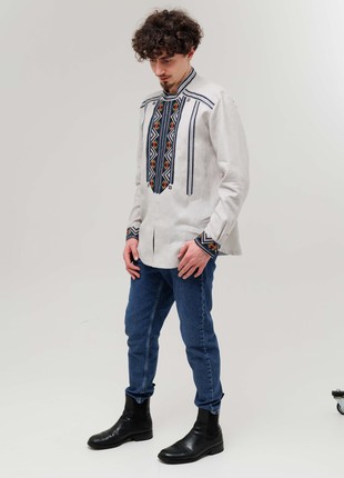 Men's embroidered shirt "Dolyna"2 photo