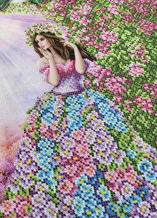 Blooming spring Kit Bead Embroidery bs 33385 photo