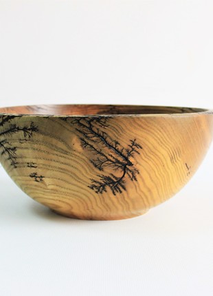Salad bowl handmade, farmhouse wooden dinnerware8 photo