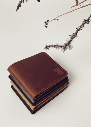 Genuine Handmade Leather Wallet for Men1 photo