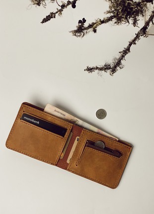 Genuine Handmade Leather Wallet for Men3 photo