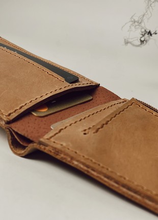 Genuine Handmade Leather Wallet for Men4 photo