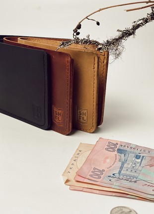 Genuine Handmade Leather Wallet for Men2 photo