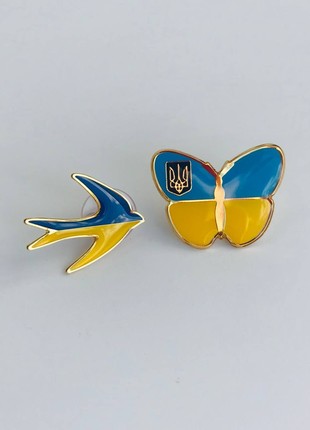 2pcs badge set of / Ukrainian symbols4 photo