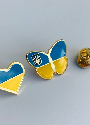 3pcs badge set of / Ukrainian symbols2 photo