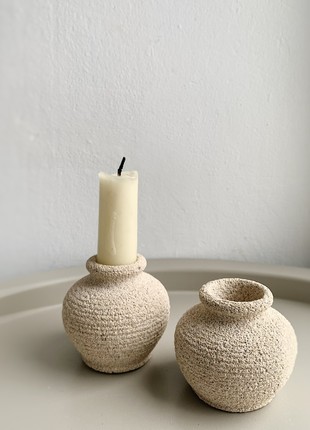 Amphora stone candlestick1 photo