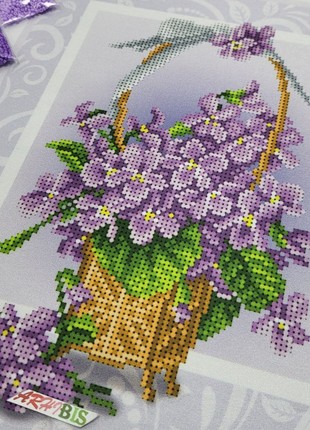 A Bouquet of Violets Kit Bead Embroidery t-13433 photo