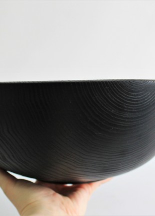 Large fruit bowl, handmade serving wooden bowl7 photo