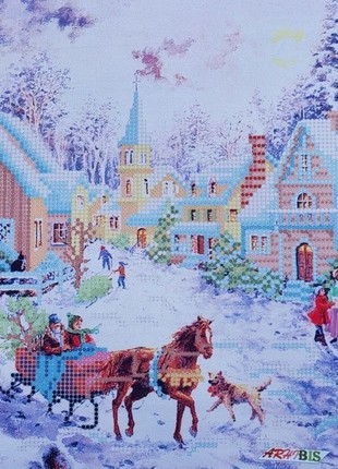 Christmas Village Kit Bead Embroidery ta-228