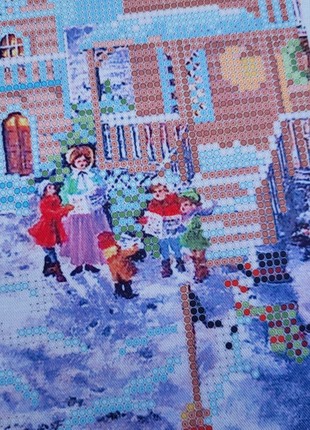 Christmas Village Kit Bead Embroidery ta-2286 photo