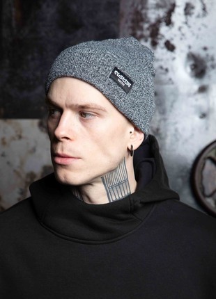 Hat Big Logo grey Custom Wear