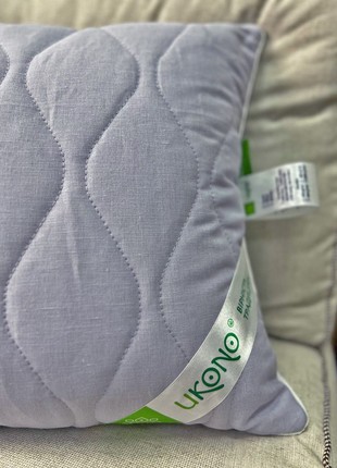 Hemp pillow «Comfort» - LINEN Purple 50x703 photo